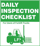 Daily Inspection Checklist in Frontier Forklifts & Equipment